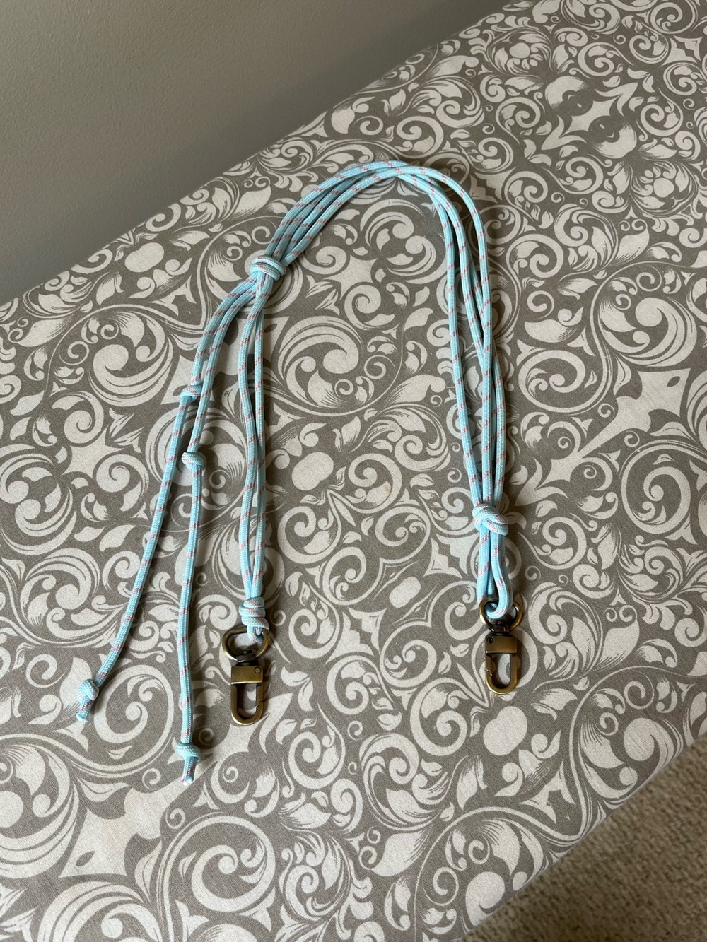 Parker Thatch Discontinued Pale Blue Thin Adjustable Paracord Strap ONLY